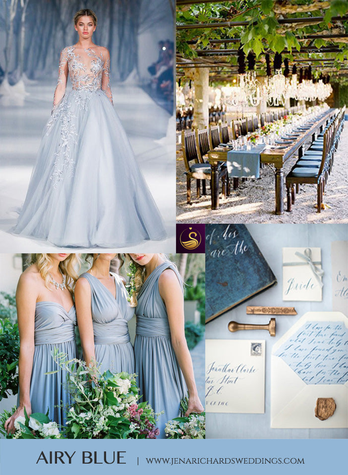 Airy Blue wedding inspiration
