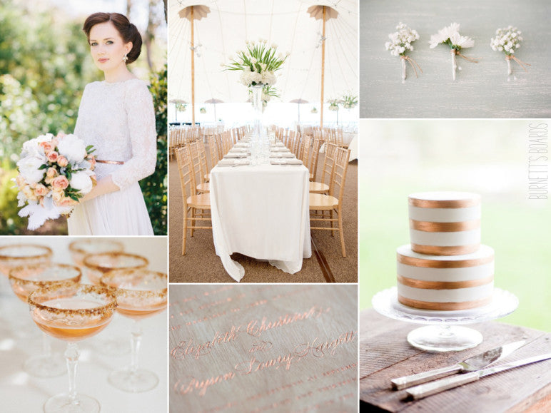 Copper weddding ideas