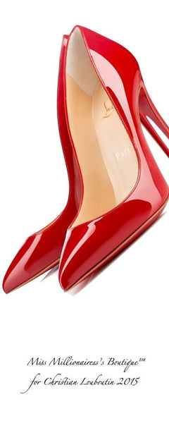 Red Louboutin heels