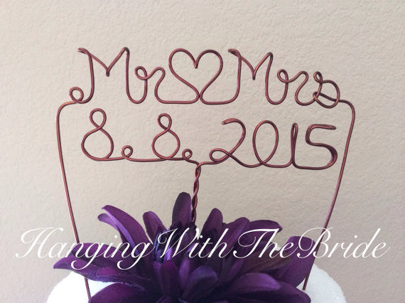 Personalized cake topper