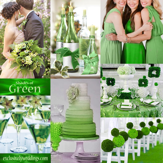Green flash wedding ideas