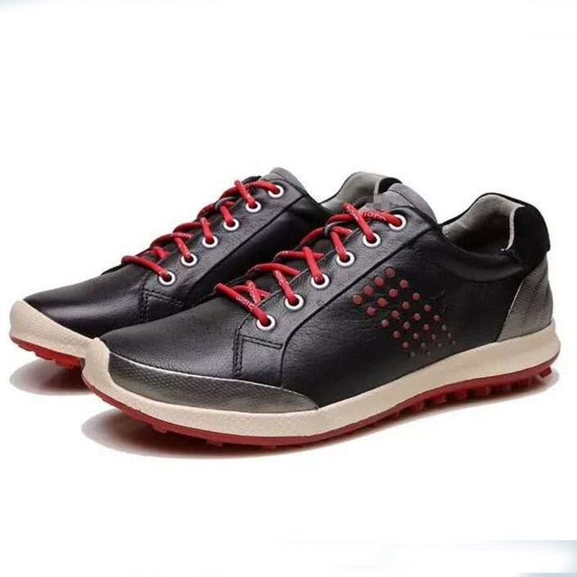 leather sports shoes