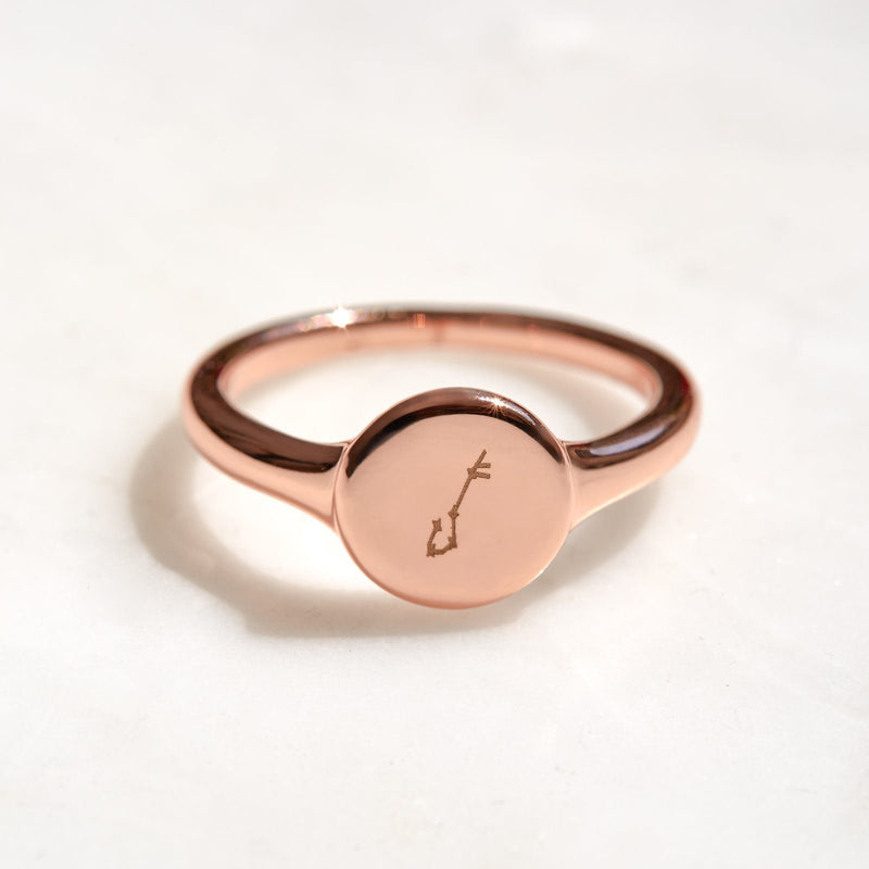 Engravable Signet Ring 8