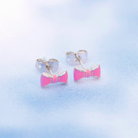 Disney Daisy Duck Bow Stud Earrings Gallery Thumbnail