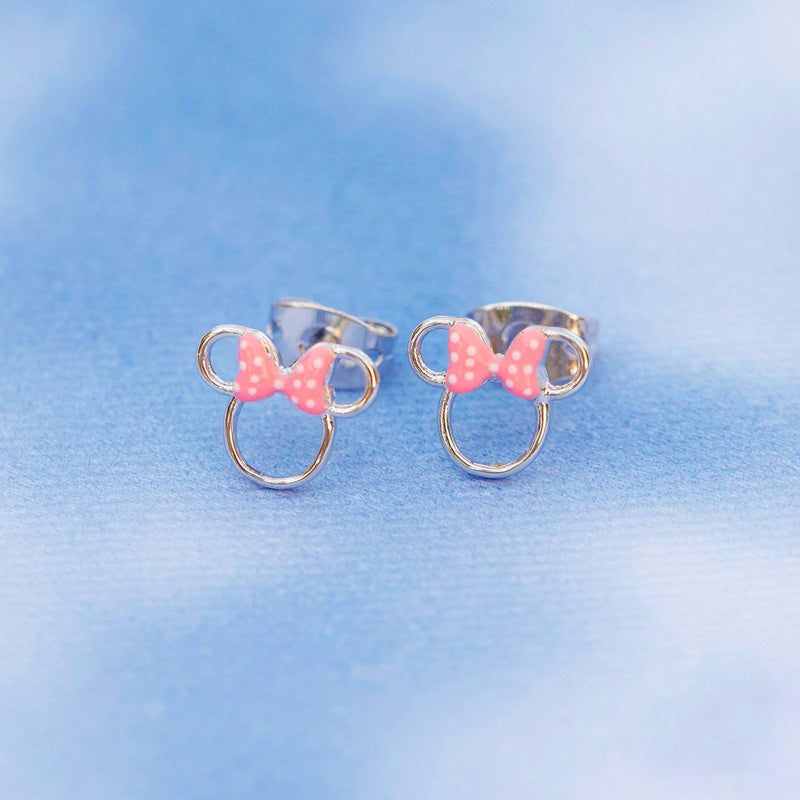 Disney Minnie Mouse Cutout Stud Earrings 5