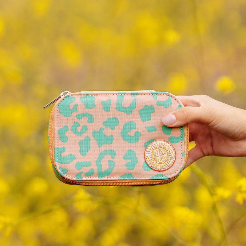 Pastel Cheetah Jewelry Case 8