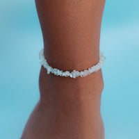 Aquamarine Ocean Conservation Anklet Gallery Thumbnail