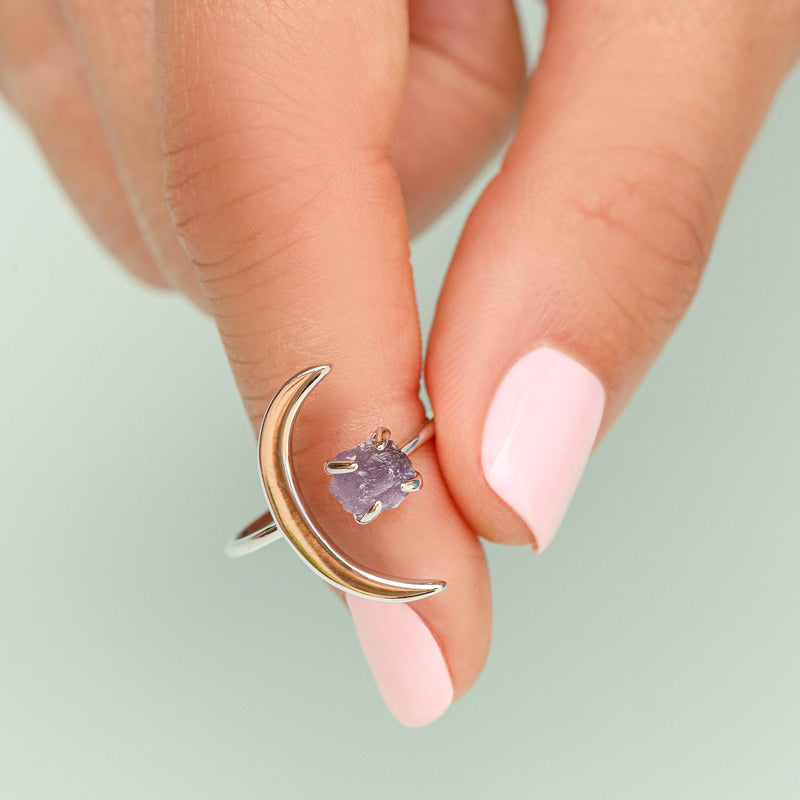 Crescent Moon Ring 5