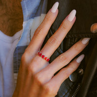 Love Hearts Band Ring Gallery Thumbnail