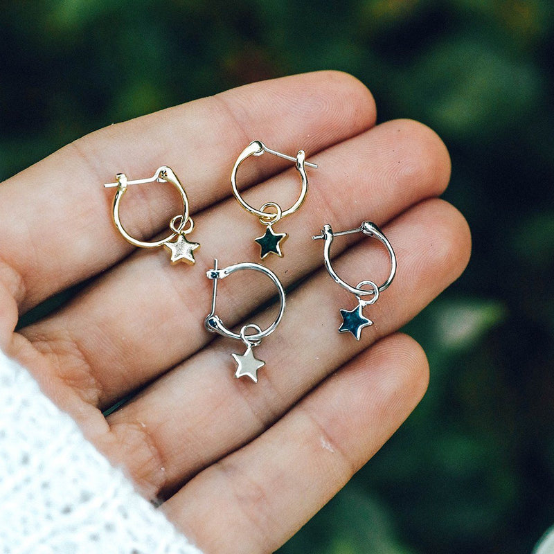 Star Hoop Earrings 5