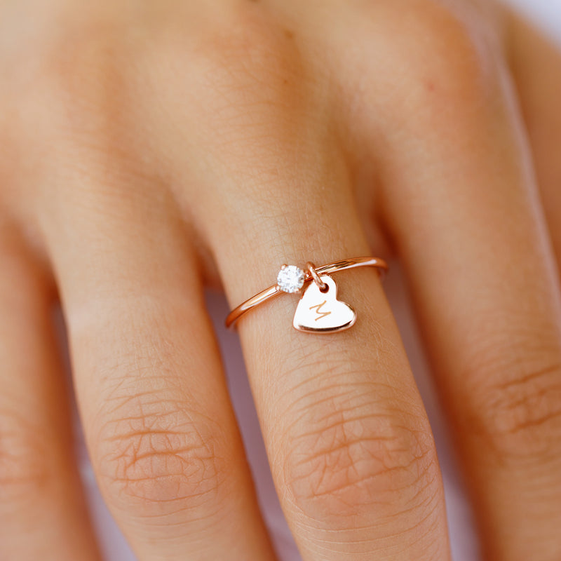 Engravable Heart Ring 5