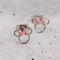 Disney Minnie Mouse Cutout Stud Earrings Gallery Thumbnail