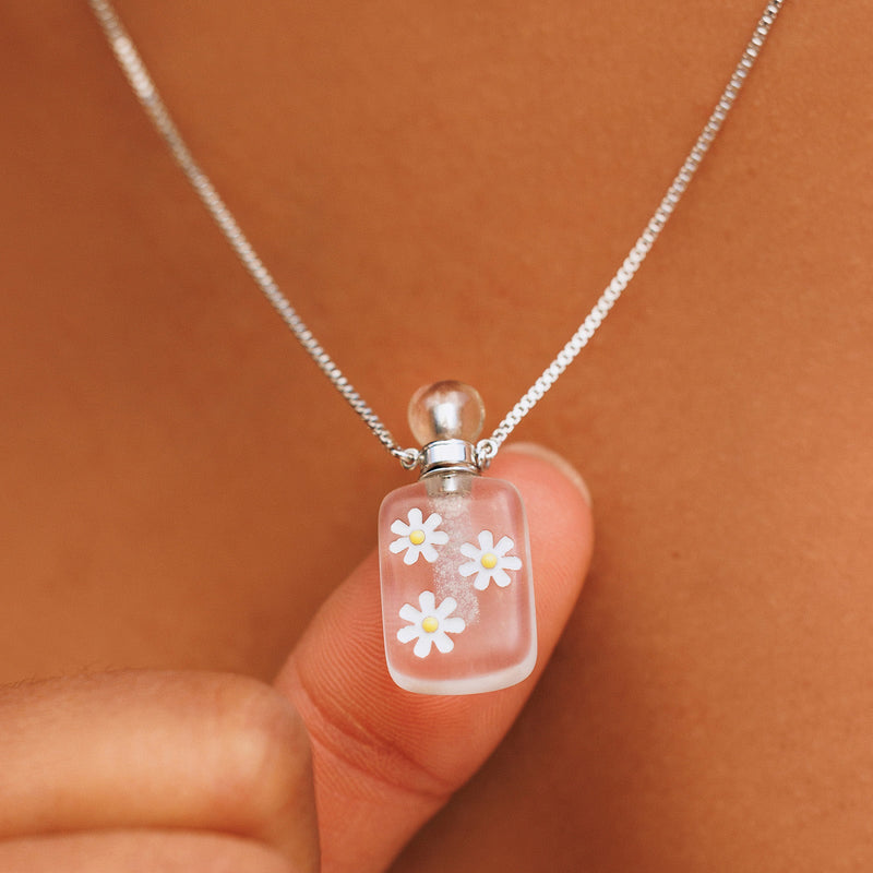 Daisy Bubble Bottle Necklace 3