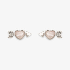 Cupids Bow Stud Earrings