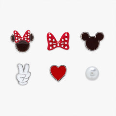 Disney Mickey Mouse & Disney Minnie Mouse Mix n Match Stud Earring Pack