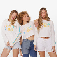 Rainbow Wave Long Sleeve Boxy Tee Gallery Thumbnail