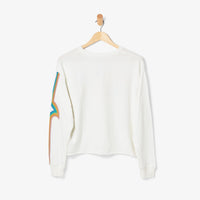 Rainbow Wave Long Sleeve Boxy Tee Gallery Thumbnail