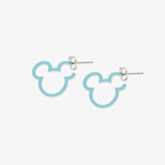 Disney Mickey Mouse Candy Coated Hoop Earrings