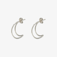 Crescent Hoop Earrings Gallery Thumbnail