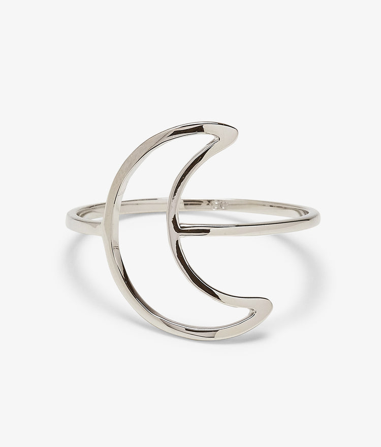 Oversized Crescent Ring