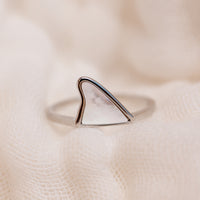 Mother of Pearl Shark Fin Ring Gallery Thumbnail