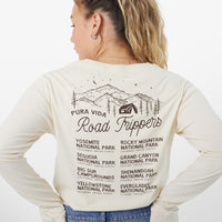 US Road Trip Long Sleeve Crew Tee Gallery Thumbnail