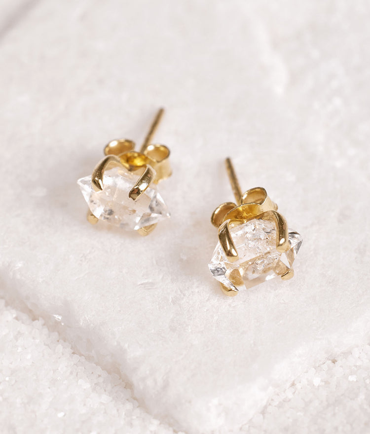 Herkimer Stud Earrings