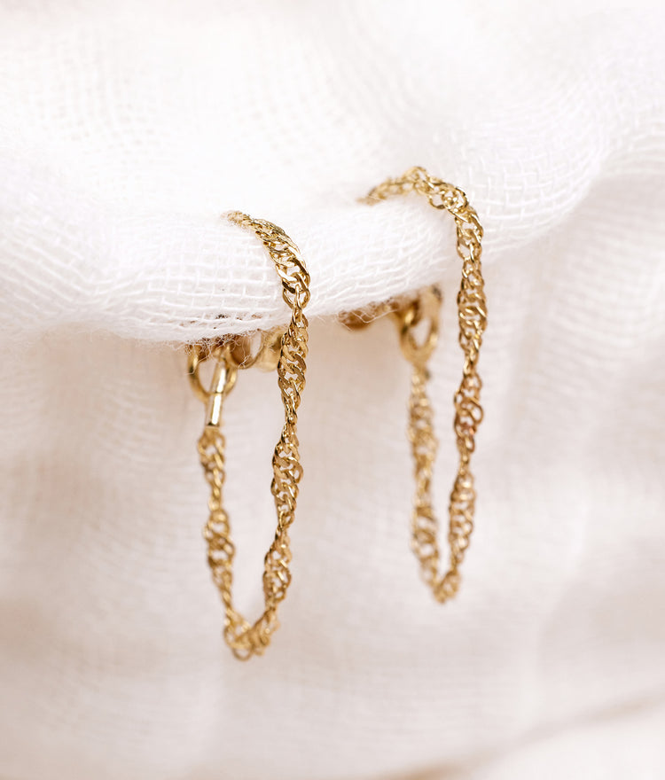 Chain Wrap Earrings