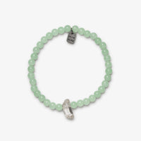 Green Quartz Intention Stretch Bracelet Gallery Thumbnail