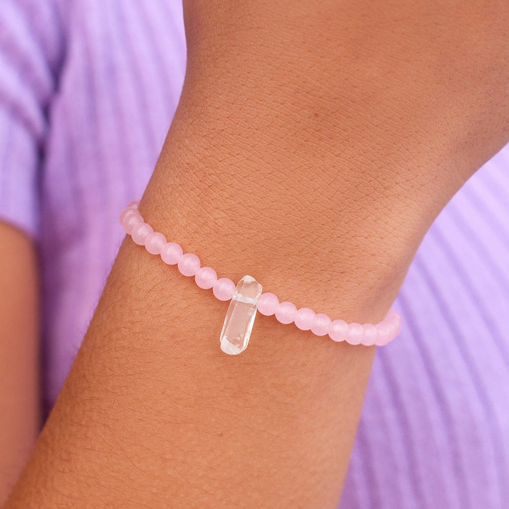 Rose Quartz Intention Stretch Bracelet 3