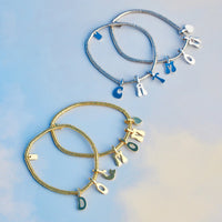 Harper Disc Bead Stretch Bracelet Gallery Thumbnail