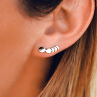 Moon Phases Ear Climber Gallery Thumbnail