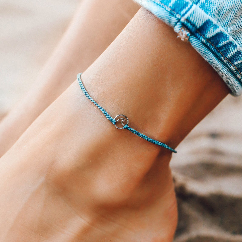 Mini Wave Charm Anklet 2