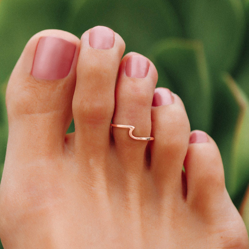 Wave Toe Ring 6