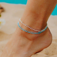 Beaded Chain Anklet Gallery Thumbnail