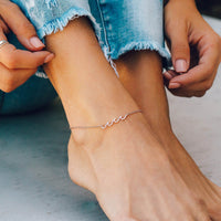 Delicate Wave Anklet Gallery Thumbnail