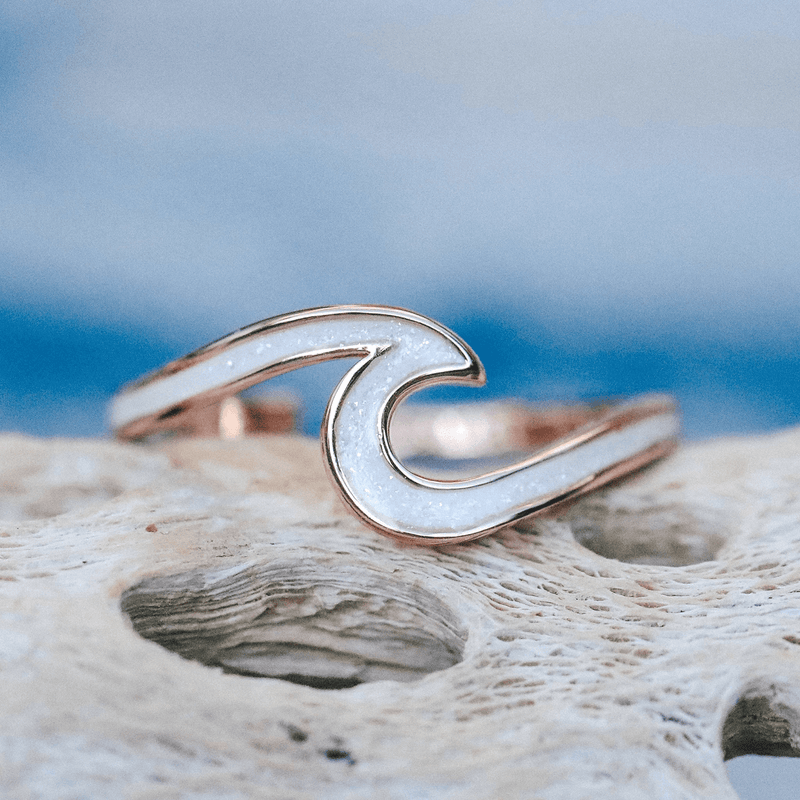 Enamel Wave Ring 9