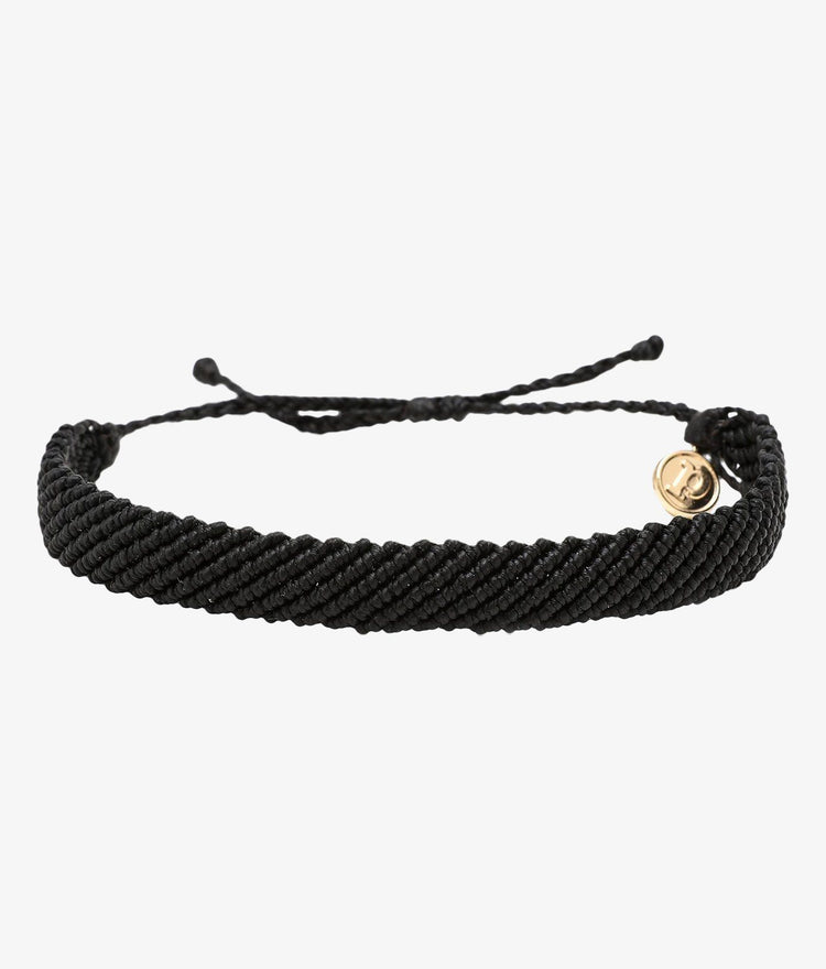 Flat Wide Woven Bracelet