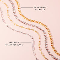 Harper Curb Chain Necklace Gallery Thumbnail