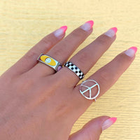 Checkerboard Ring Gallery Thumbnail