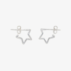 Seeing Stars Hoop Earrings