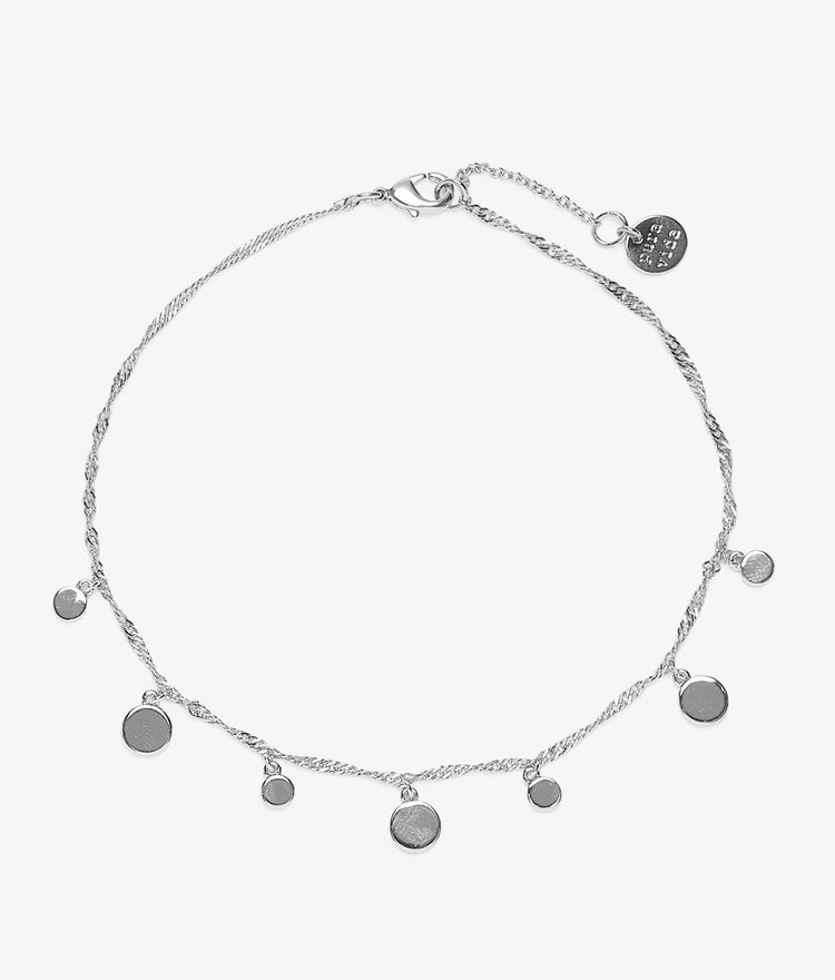 Mixed Mini Coins Chain Anklet