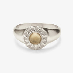 Celestial Sun Signet Ring