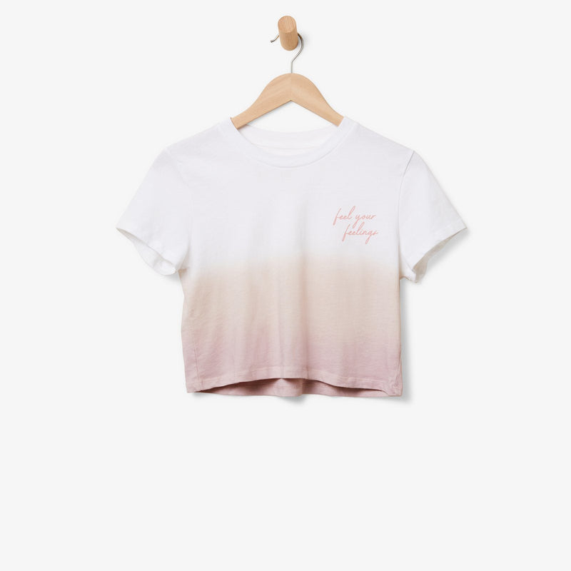 Feel Your Feelings Crop Tee 2