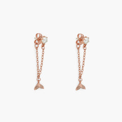 Disney Little Mermaid Chain Wrap Earrings