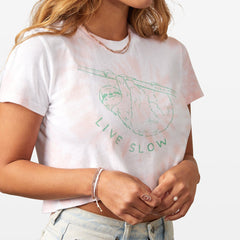 Live Slow Crop Tee