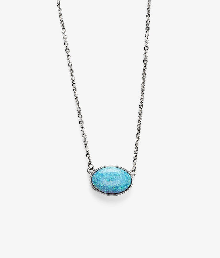 Opal Pendant Necklace