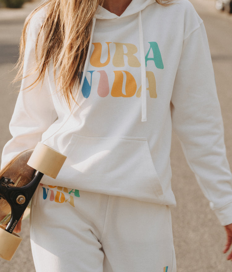 Pura Vida Rainbow Wave Hoodie