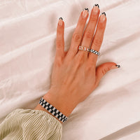 Checkerboard Ring Gallery Thumbnail