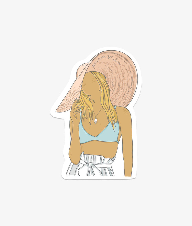 Sunhat Vibes Sticker